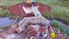 Ponte de Concreto Pré Moldada com vão de 12m em Paranhos-MS