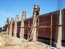 Construção do Ginásio de Basquete \